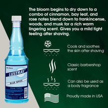 Load image into Gallery viewer, Clubman Lustray Blue Spice After Shave Lotion, 14 fl oz - Zeepkbeautysupply