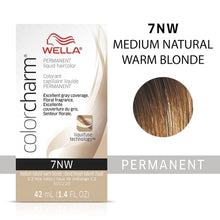 Load image into Gallery viewer, WELLA C/CHARM PERM LIQ H/C 7NW MED NATURAL WARM BLND - Zeepkbeautysupply