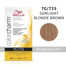 Load image into Gallery viewer, WELLA C/CHARM PERM LIQ H/C 7G -MED PURE GOLD BLONDE - Zeepkbeautysupply
