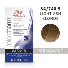 Load image into Gallery viewer, WELLA C/CHARM PERM LIQ H/C 8A/740.5 -LIGHT ASH BLONDE - Zeepkbeautysupply