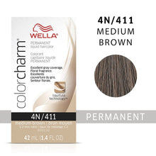 Load image into Gallery viewer, WELLA C/CHARM PERM LIQ H/C 4N/411 -MED BROWN - Zeepkbeautysupply