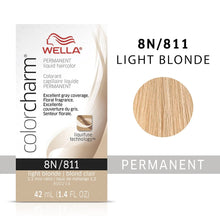 Load image into Gallery viewer, WELLA C/CHARM PERM LIQ H/C 8N/811 LIGHT BLONDE - Zeepkbeautysupply
