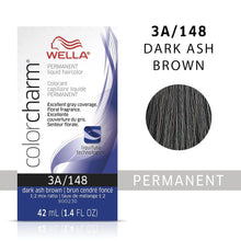 Load image into Gallery viewer, WELLA C/CHARM PERM LIQ H/C 3A/148 DARK ASH BROWN - Zeepkbeautysupply