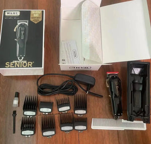 Wahl Professional 5 Star Series Cordless Senior Clipper with Adjustable Blade, Lithium Ion Battery with 70 Minute Run Time for Professional Barbers and Stylists - Model 8504-400 - Zeepkbeautysupply