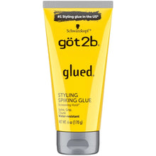 Load image into Gallery viewer, Got2B Schwarzkopf Glued Spiking Glue Hair Gel, Water Resistant, Strong Hold for Up to 72 Hours 6oz - Zeepkbeautysupply
