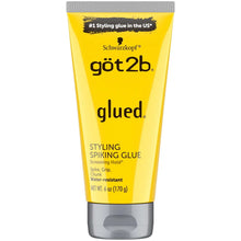 Load image into Gallery viewer, Got2B Schwarzkopf Glued Spiking Glue Hair Gel, Water Resistant, Strong Hold for Up to 72 Hours 6oz - Zeepkbeautysupply