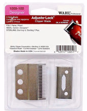 Load image into Gallery viewer, WAHL BLADE 1005-100 3HOLE / DESIGNER / ADJUSTO-LOCK CLIPPER BLADE - Zeepkbeautysupply
