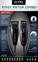 Load image into Gallery viewer, Andis Clippers Combo DIY Home Haircutting Kit For Husband Wife Pivot Motor Clipper and Trimmer freeshipping - Zeepkbeautysupply