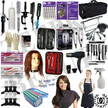 Load image into Gallery viewer, Hair School Kit Travel Bag Professional Beauty Barber Set Salon Andis Combo Cutting Clipper Trimmer freeshipping - Zeepkbeautysupply