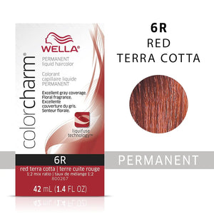 WELLA C/CHARM PERM LIQ H/C 6R -RED TERRA COTTA - Zeepkbeautysupply