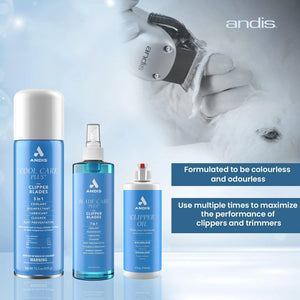Andis Blade Oil for Grooming Clipper Specially Formulated to Clean and Lubricate The Blade, Extends Blade Life Use Regularly for Maximum Clipper Power and Longer Blade Life – 118 ml