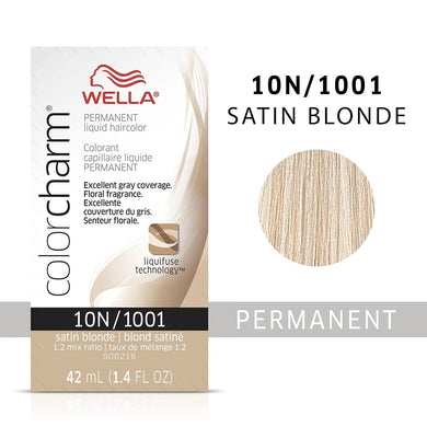 WELLA C/CHARM PERM LIQ H/C 10N/1001 -SATIN BLONDE - Zeepkbeautysupply