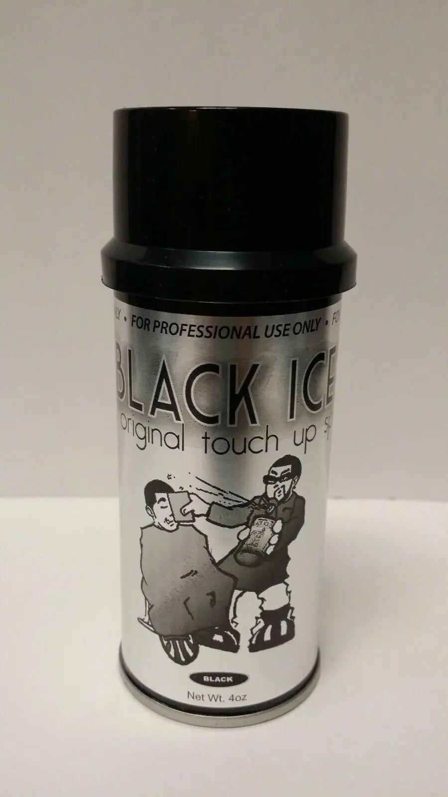 Black Ice Original Chromatone Touch Up Spray Black 4 oz - Zeepkbeautysupply