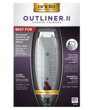 Load image into Gallery viewer, Andis Outliner II Trimmer Professional Gray (04603)
