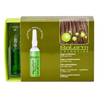 Salerm Cosmetics Mega Conditioner Hair Treatment - box of 12 vials (5ml ea) - Zeepkbeautysupply