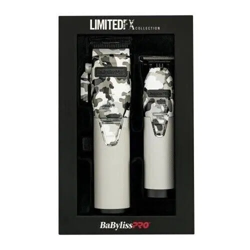 BaByliss Pro Limited FX　グレーカモメタル　バリカンセット BabylissPRO LIMITEDFX GUNMETAL Clipper and Trimmer Set