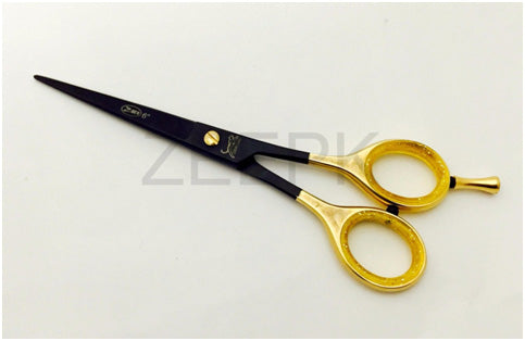 Hair Stylist Scissor Shear Gold/Black Matte | Zeepk Beauty & Barber Supply