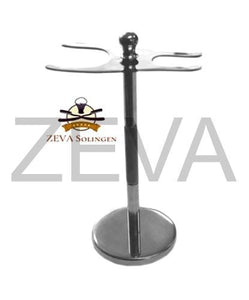 ZEVA Stainless Steel Men's Barber Safety Razor & Shaving Brush Stand freeshipping - Zeepkbeautysupply