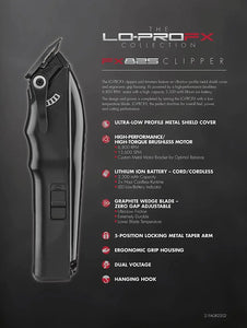 BaBylissPRO LoPROFX Hair Clipper For Professional Barbers freeshipping - Zeepkbeautysupply