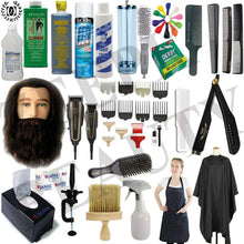 Load image into Gallery viewer, Barber School Kit Beauty School Men/Male Manikin Head Beard Wahl Clippers Practical Exam Approved freeshipping - Zeepkbeautysupply

