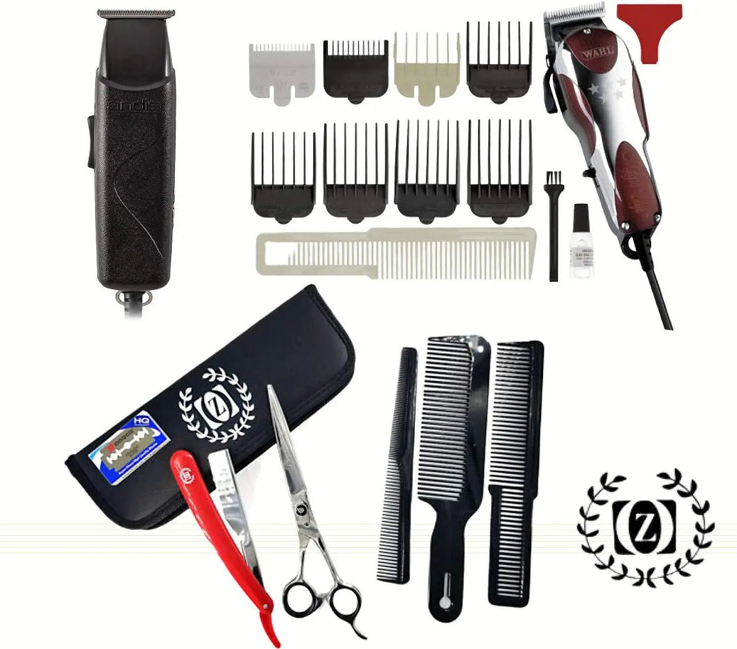 Wahl Magic Barber Clipper Combo Professional 5star Trimmer Hair Andis Styling Cutting Scissors Razor freeshipping - Zeepkbeautysupply
