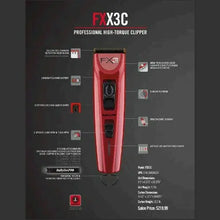 Load image into Gallery viewer, BaBylissPRO® FX3 Professional High Torque Clipper Item No. FXX3C freeshipping - Zeepkbeautysupply
