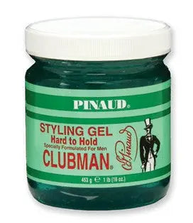 Clubman Hard to Hold Styling Gel, Jar, 16 oz. freeshipping - Zeepkbeautysupply