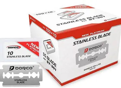Dorco ST301 Platinum Double Edge Razor Blades / case (1000 Blades) freeshipping - Zeepkbeautysupply, Blades For Safety Razor | Dorco Blades | Zeepk Beauty & Barber Supply