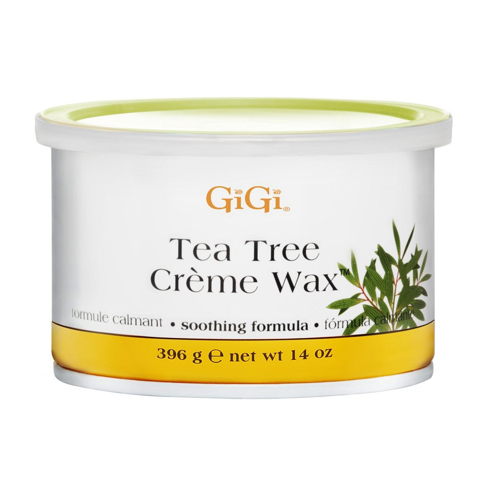Gigi Tea Tree Creme Wax 14 oz. freeshipping - Zeepkbeautysupply